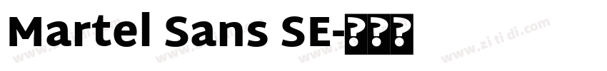 Martel Sans SE字体转换